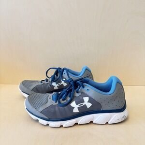 Under Armour Micro G Assert 6 Women 8.5 Running Sneakers Leather Tennis Shoes